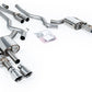 Milltek SSXFD441 Ford Dual Quad Outlet With Active Valves Non-Resonated With GT-100 Polished Trims  (Inc. Mustang)