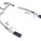 Milltek SSXFD442 Ford Twin Outlet (Ranger Raptor Style) With Premium GT-90 (Hidden Clamp) Cerakote Black Tips (Inc. Ranger)