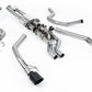 Milltek SSXFD449 Ford Valved Cat-Back With GT-115 Cerakote Black Tips (Inc. Ranger)