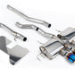 Milltek SSXHO278 Honda / Acura Non Resonated (Loudest) Valved Catback With GT-115 Burnt/Blue Titanium Trims (Inc. Civic)