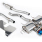 Milltek SSXHO281 Honda / Acura Part Resonated (Road+) Valved Catback With GT-115 Burnt/Blue Titanium Trims (Inc. Civic)