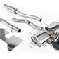 Milltek SSXHO283 Honda / Acura Part Resonated (Road+) Valved Catback With GT-115 Cerakote Black Trims (Inc. Civic)