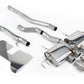 Milltek SSXHO285 Honda / Acura Non Resonated (Loudest) Valved Catback With Oe Style 2 X 4" And 1 X 4.5" Brushed Titanium Trims (Inc. Civic)