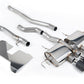 Milltek SSXHO287 Honda / Acura Non Resonated (Loudest) Valved Catback With Oe Style 2 X 4" And 1 X 4.5" Carbon Fibre Trims (Inc. Civic)
