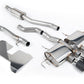 Milltek SSXHO289 Honda / Acura Part Resonated (Road+) Valved Catback With Oe Style 2 X 4" And 1 X 4.5" Carbon Fibre Trims (Inc. Civic)