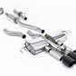 Milltek SSXHO311 Honda / Acura Cat-Back Resonated With 3 X GT-115 Cerakote Black Trims (Inc. Integra)