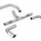 Milltek SSXINE114 INEOS Non-Resonated System With Premium GT-90 Polished Tips (Hidden Clamp Tip) (Oe  (Inc. Grenadier)