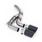 Milltek SSXLR167 Land Rover / Range Rover Rear Silencer with Twin Jet-90 Carbon Trims  (Inc. Defender)