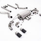 Milltek SSXLR177 Land Rover / Range Rover Cat-Back Valved System With Quad Jet-90 Carbon Trims - Non-Resonated (Loudest) (Inc. Defender)