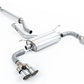Milltek SSXTY163 Toyota Quad Outlet System For Trd Rear Diffuser - Resonated (Quieter) - Polished Tips (Inc. GR86)