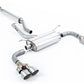 Milltek SSXTY164 Toyota Quad Outlet System For Trd Rear Diffuser - Resonated (Quieter) - Brushed Titanium Tips (Inc. GR86)
