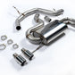 Milltek SSXVW147 Audi Seat Volkswagen Twin Outlet - Non-Resonated (Louder) (Inc. A3, Leon, Golf)