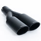 Milltek SSXVW287 Volkswagen Resonated (Quieter) - Twin Black Oval Outlet (Inc. Transporter \ Caravelle)