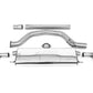 MillTek SSXVW619 VW Golf 80mm OPF/GPF Back System with Titanium GT-115 Trims - EC Approved
