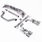 Milltek SSXVW692 Volkswagen Cat-Back Golf R Style - Race (Loudest) With Polished GT-115 Tips (Inc. Golf)