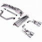 Milltek SSXVW699 Volkswagen Cat-Back Golf R Style - Road+ With Titanium GT-115 Tips (Inc. Golf)