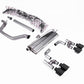 Milltek SSXVW700 Volkswagen Cat-Back Golf R Style - Road+ With Cerakote Black GT-115 Tips (Inc. Golf)