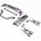 Milltek SSXVW701 Volkswagen Cat-Back Golf R Style - Road+ With Polished GT-115 Tips (Inc. Golf)