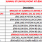 Alcon BKF9751ZG83 365mm Race Brake Kit (Impreza 93-)