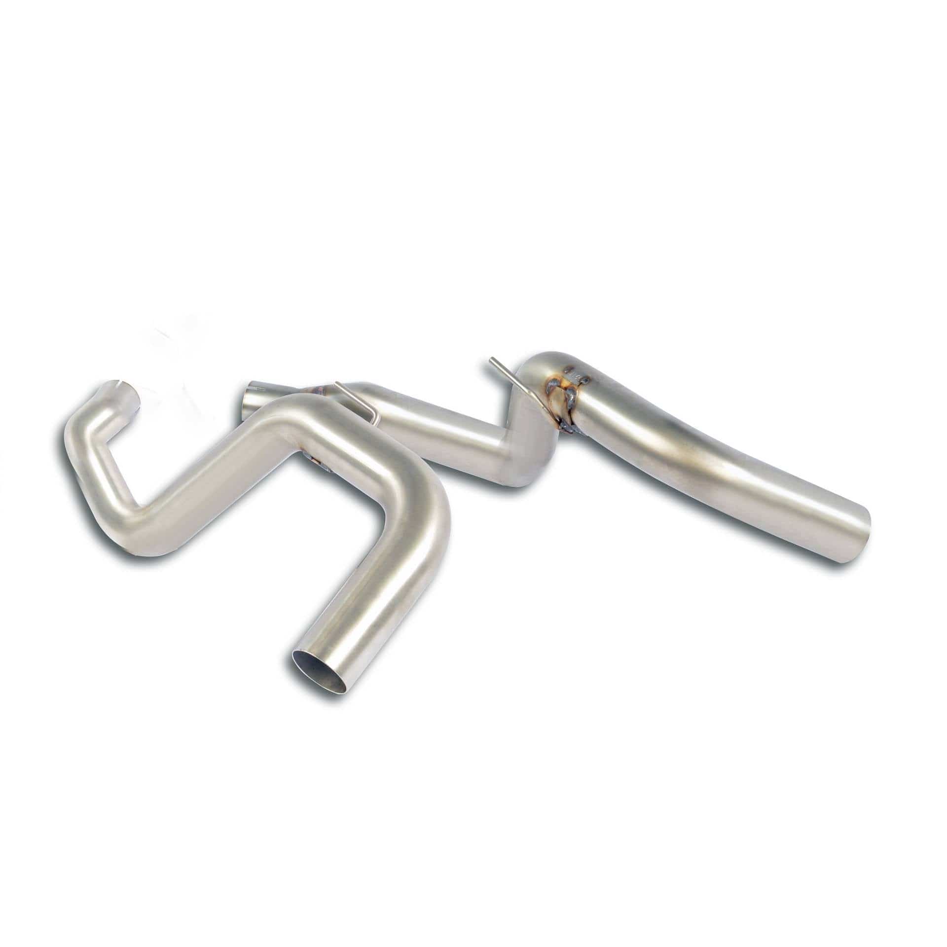 Supersprint Jaguar XKR 4.2l Supercharged Non-resonated Centre Exhaust Pipes - Left & Right - Duco Car Parts UK