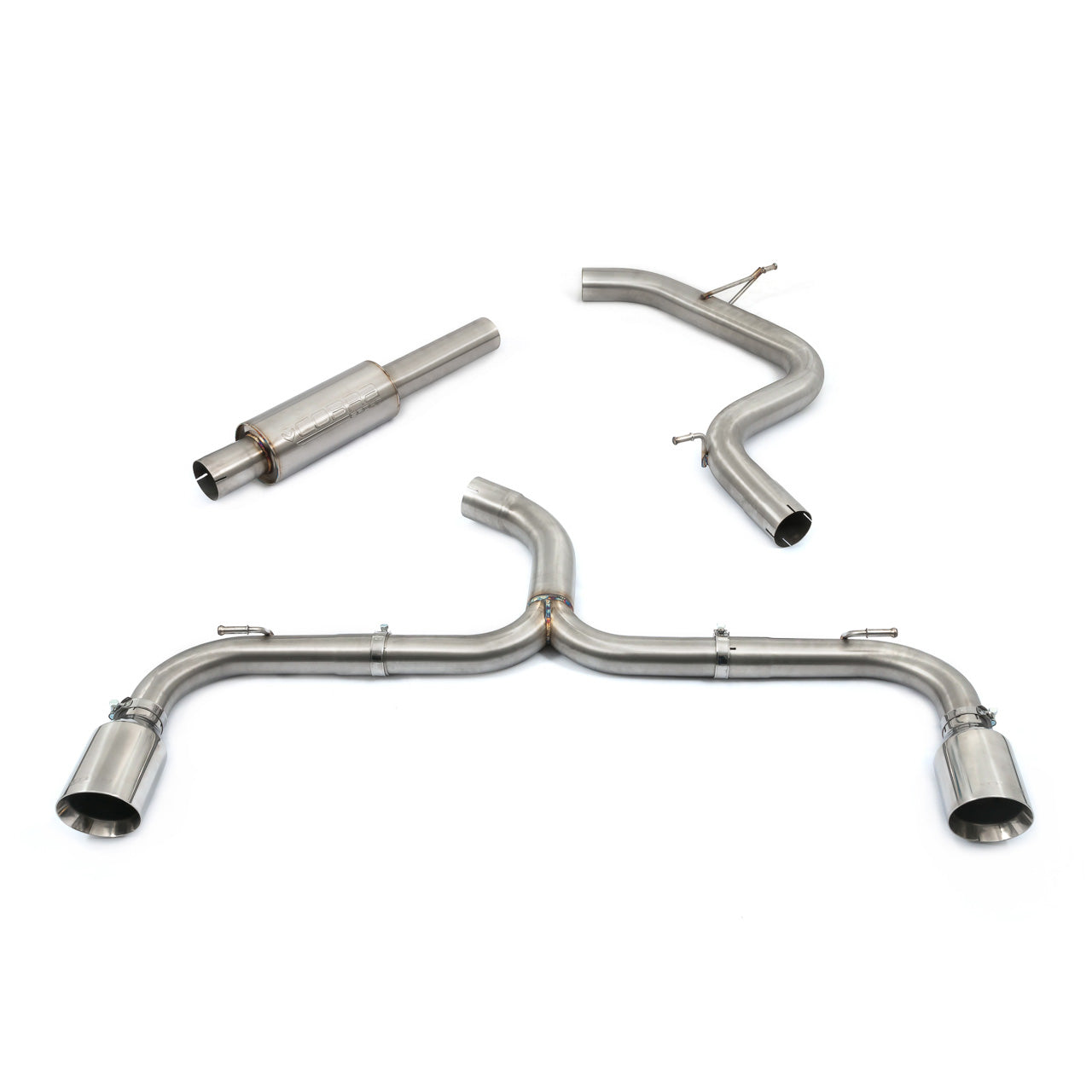 Cobra Exhaust VW Golf GTI (Mk8) 2.0 TSI (20+) Box Delete Race GPF Back Performance Exhaust | Duco Car Parts UK Car Parts