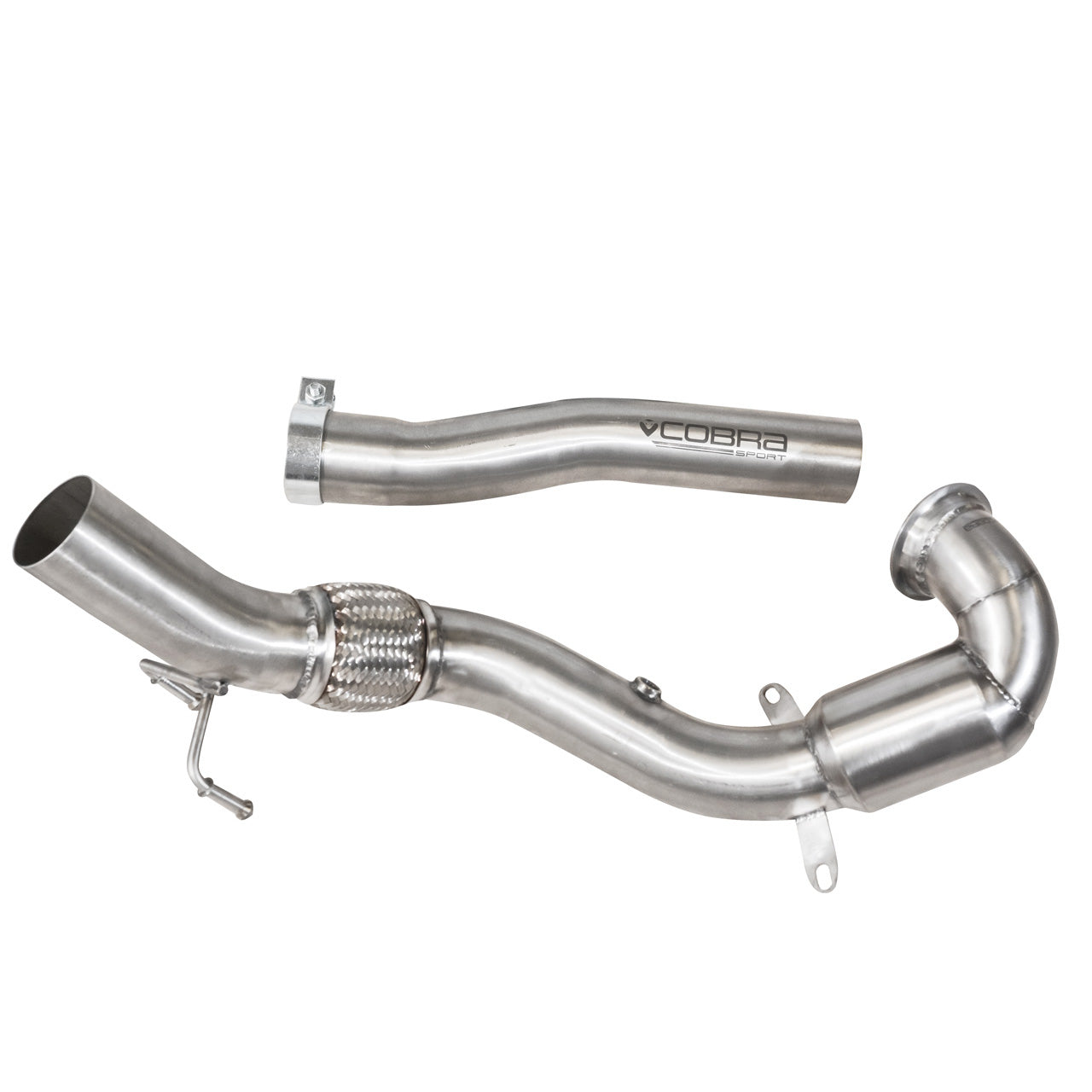 Cobra Exhaust VW Polo GTI (6C) 1.8 TSI (15-17) Sports Cat / De-Cat Front Downpipe Performance Exhaust | Duco Car Parts UK Car Parts