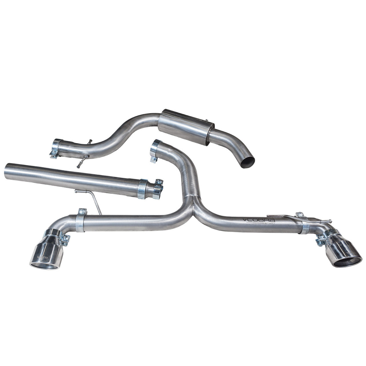Cobra Exhaust VW Golf GT (MK6) 2.0 TDi 140PS (5K) (09-13) Venom Box Delete GTI Style Cat Back Performance Exhaust | Duco Car Parts UK Car Parts