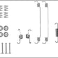 TEXTAR 97041600 Brake Shoe Fitting Kit