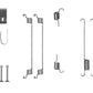 TEXTAR 97041200 Brake Shoe Fitting Kit