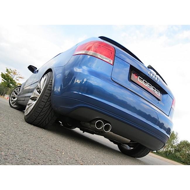 Cobra Exhaust Audi A3 (8P) 2.0 TFSI 2WD (5 Door Sportback) Cat Back Performance Exhaust