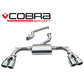 Cobra Audi S3 Cat Back Exhaust (Non-Resonated) ( 8V Saloon Quattro 2.0 TFSI) | Duco Car Parts UK