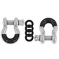 Mishimoto BNDR 3/4 Steel D-Ring Shackle Set, 2 Pieces