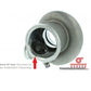Turbozentrum 471887 BorgWarner EFR V-Band Ring Turbine Outlet 3" / 76mm to 3,5" / 89mm