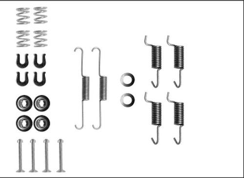 MINTEX MBA788 Rear Brake Shoe Fitting Kit - fits Hyundai