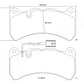 Brembo 07.B314.63-HP2 | HP2 Brake Pads