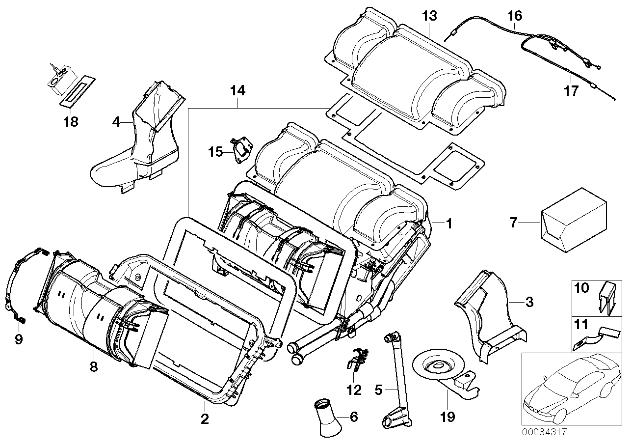 Genuine BMW 64116916243 E52 Drain Grommet, Condensation Water (Inc. Alpina V8 & Z8) | Duco Car Parts UK UK Car Parts
