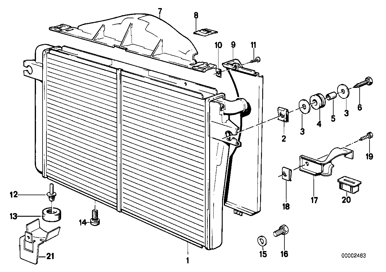 Genuine BMW 17112226082 Radiator A=575MM | Duco Car Parts UK Car Parts