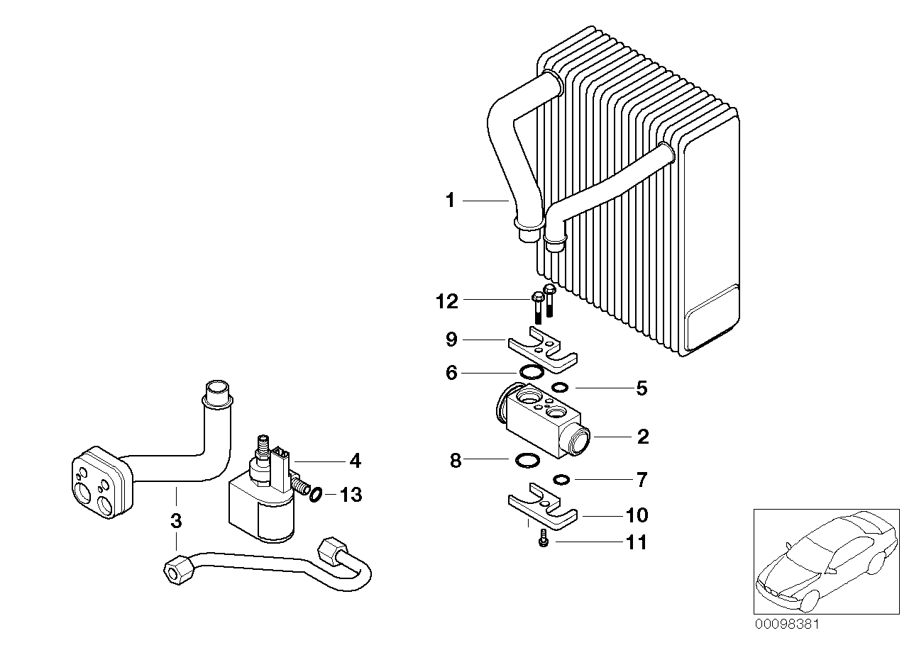 Genuine BMW 64119178315 E66 E67 Expansion Valve (Inc. 760LiS, 760Li & 730Li) | Duco Car Parts UK UK Car Parts