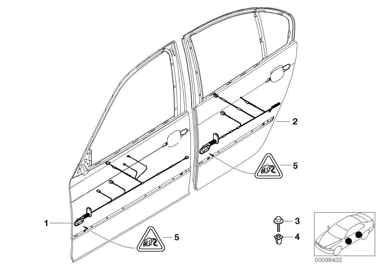 Genuine BMW 61138372627 E53 E83 Lock (Inc. 318d, 316Ci & 316i 1.6) | Duco Car Parts UK UK Car Parts