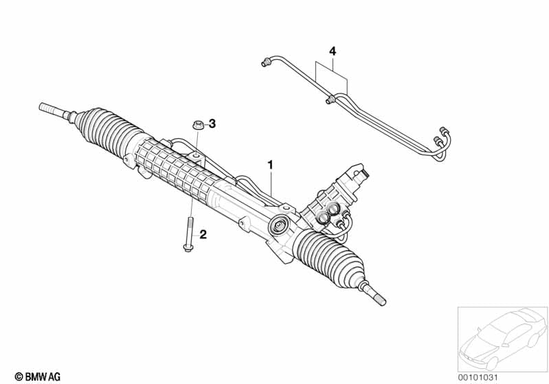 Genuine BMW 32135A0A110 Rp Hydraulic Steering Gear | Duco Car Parts UK Car Parts