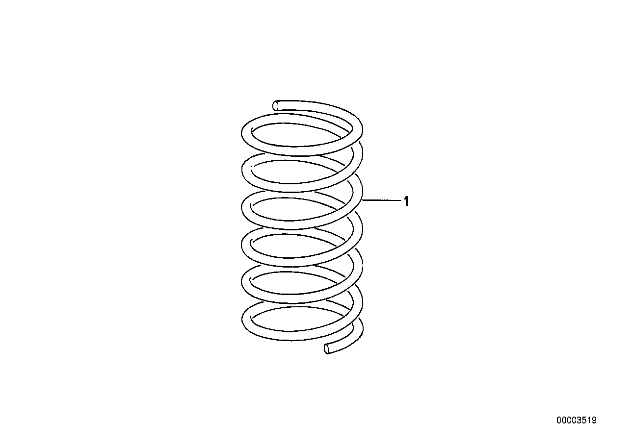 Genuine BMW 31332226781 Coil Spring | Duco Car Parts UK Car Parts