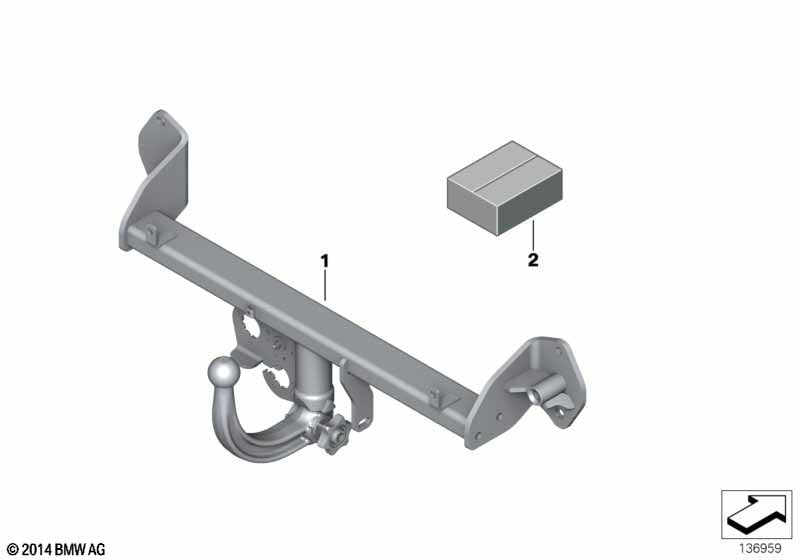 Genuine BMW 71606765340 Towing Hitch, Detachable | Duco Car Parts UK Car Parts