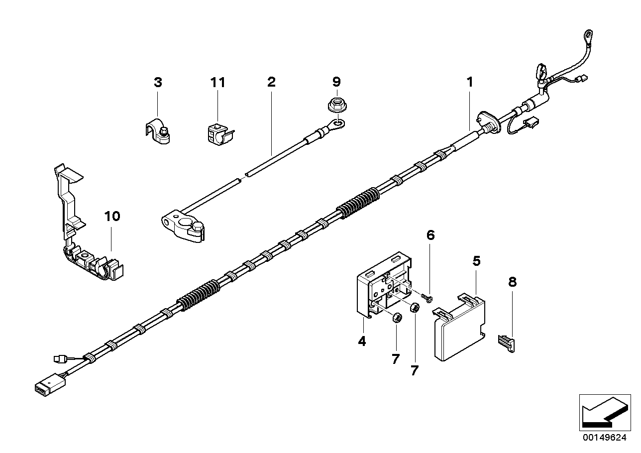 Genuine BMW 61136916499 E85 E86 E89 Tubing Support (Inc. Z4 3.0i, Z4 M3.2 & Z4 2.2i) | Duco Car Parts UK UK Car Parts
