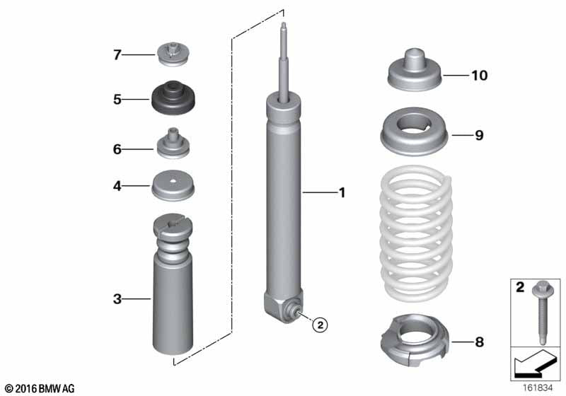 Genuine BMW 33522283638 Hex Bolt With Washer M12X1,5-10.9 | Duco Car Parts UK Car Parts