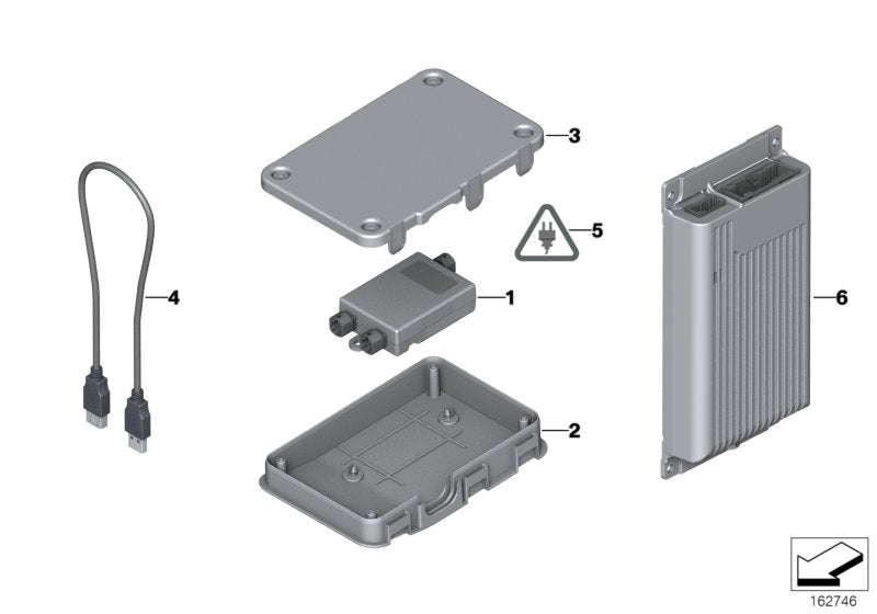 Genuine BMW 84109143446 E81 E93 Adapter Cable For Usb Socket (Inc. Z4 35i, 335xi & 320i) | Duco Car Parts UK UK Car Parts