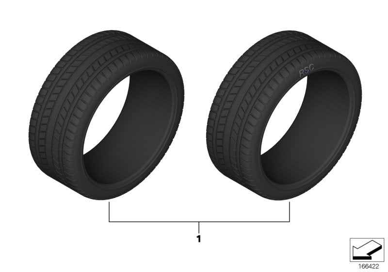 Genuine BMW 36122456206 F39 Nokian Wr D4 225/55R17 97H (Inc. X2) | Duco Car Parts UK UK Car Parts