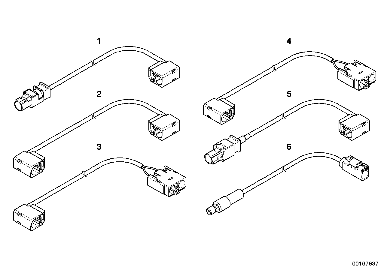 Genuine BMW 61119185732 E72 E70 Hsd Wire L= 360 mm (Inc. X5 3.0si & X6) | Duco Car Parts UK UK Car Parts