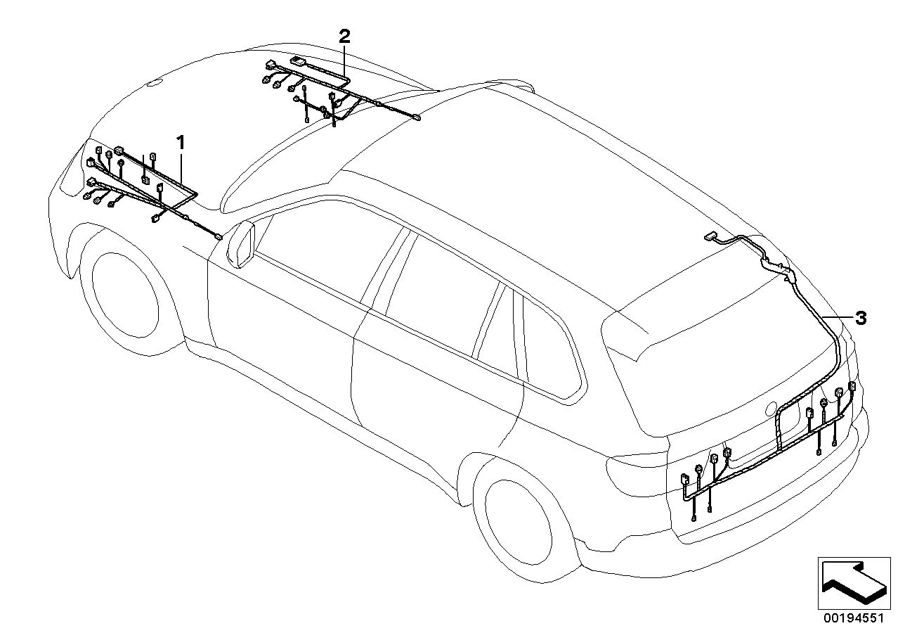 Genuine BMW 61119247365 E71 E72 Repair Wiring Set For Trunk Lid (Inc. X6) | Duco Car Parts UK UK Car Parts
