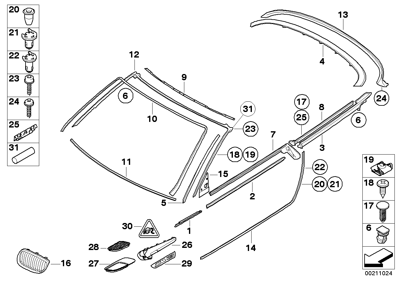 Genuine BMW 51767155749 Sealing, Folding Top Flap | Duco Car Parts UK Car Parts