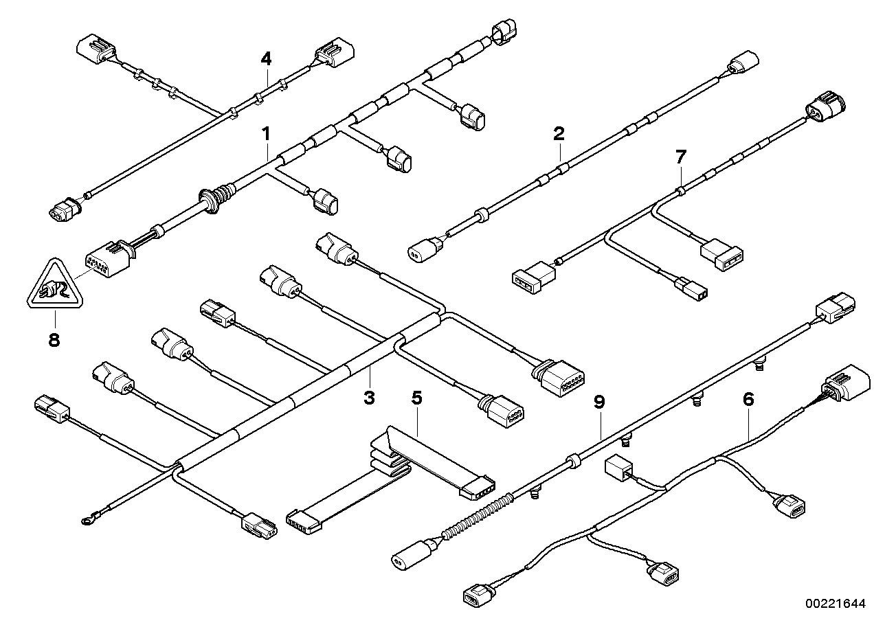 Genuine BMW 61129294124 F15 E70 Wiring Set, Ars, Valve Block (Inc. X5) | Duco Car Parts UK UK Car Parts